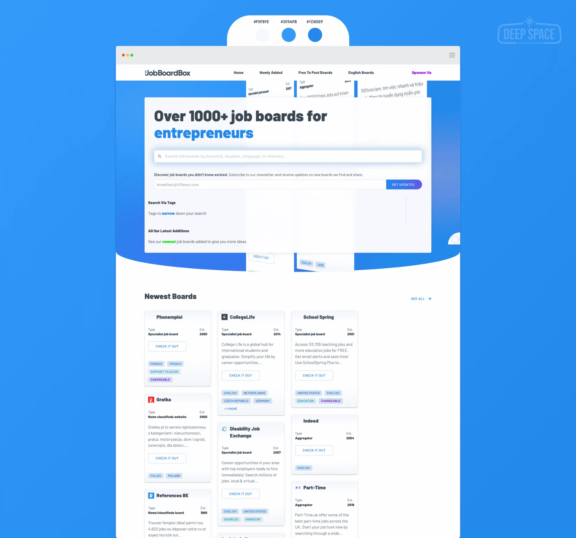 JobBoardBox Design Concept